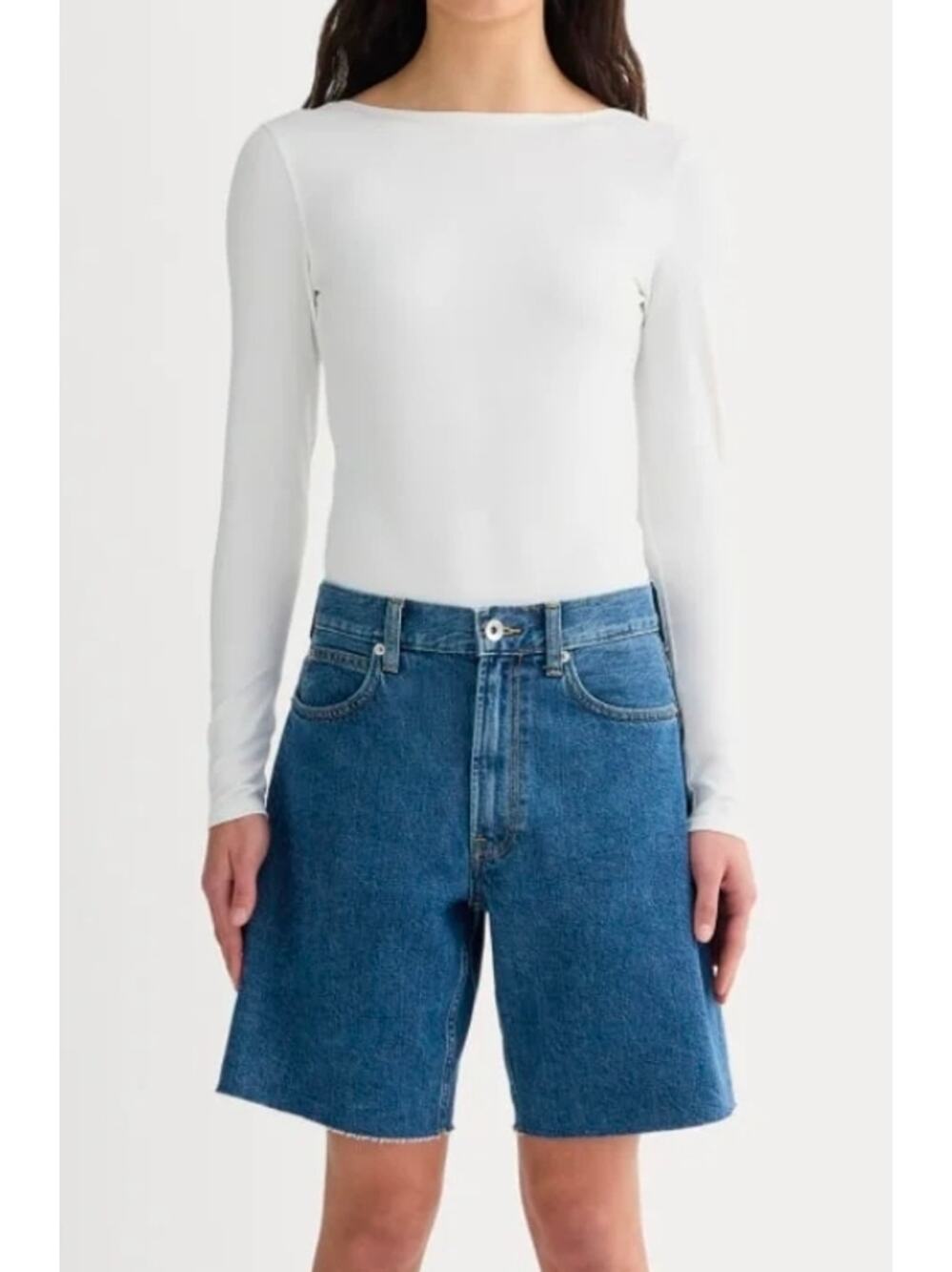 Everlane Ballet Neck Bodysuit Size M NWT
